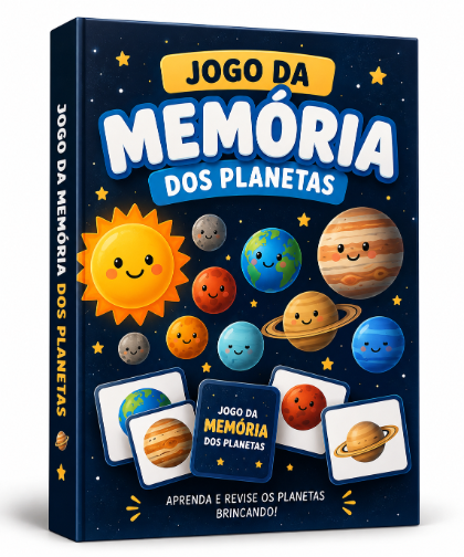 Capa do Jogo da Memória dos Planetas